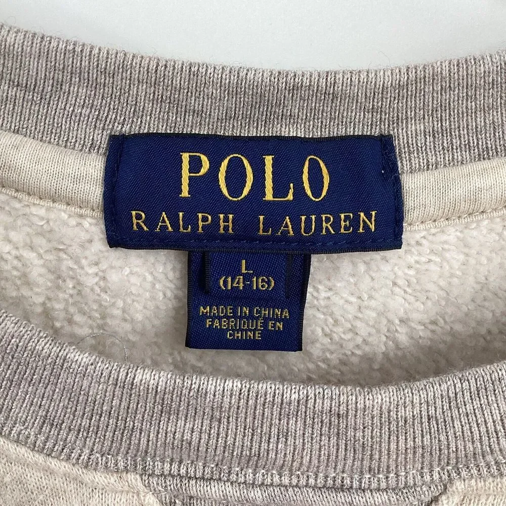 EUC Boys Polo Ralph Lauren‎ 48th Airbase Training Sweatshirt